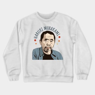 Haruki Murakami 村上 春樹 Retro Fan Art Design Crewneck Sweatshirt